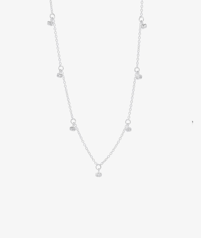 Silverhalsband New Bud Drop Full