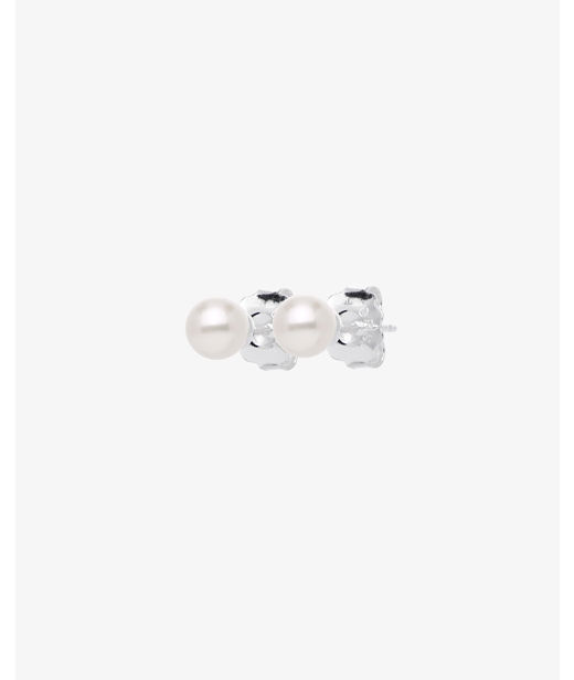 Silverörhänge Petite Pearl single studs