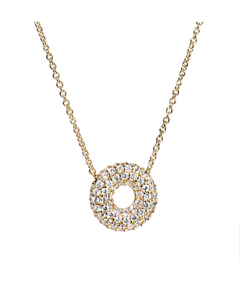 18k rg halsband Lifesaver & Stars