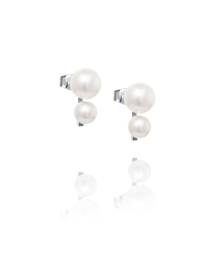 Sillverörhängen Drip Drop Pearl