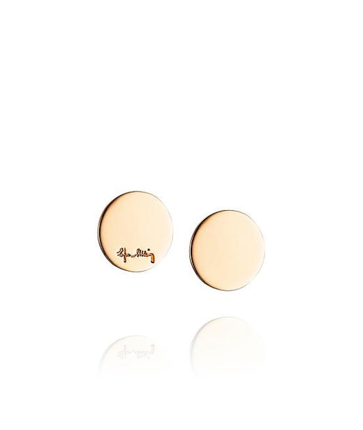 18k rg örhänge Dots BS