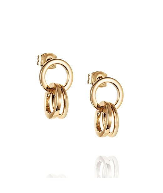 Silverörhänge Messy Rings fg