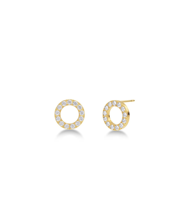 Stålörhänge Glow Studs Mini Gold CC