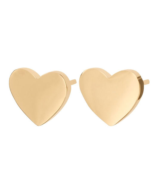 Stålörhänge Pure Herat studs gold CC