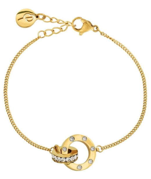 Stålarmband Ida Mini gold CC