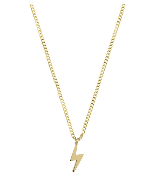 Stålhalsband Lightning Mini gold CC