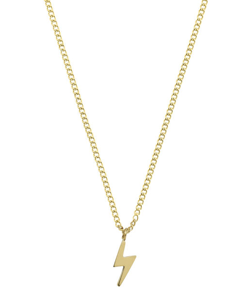 Stålhalsband Lightning Mini gold CC