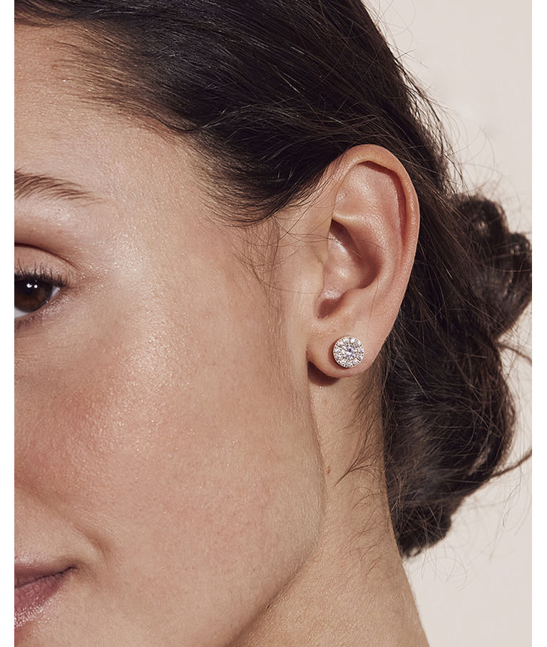 Stålörhänge Thassos Studs gold AU20 CC