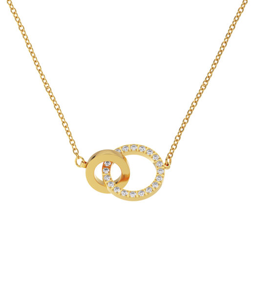Stålhalsband Eternal Orbit gold CC