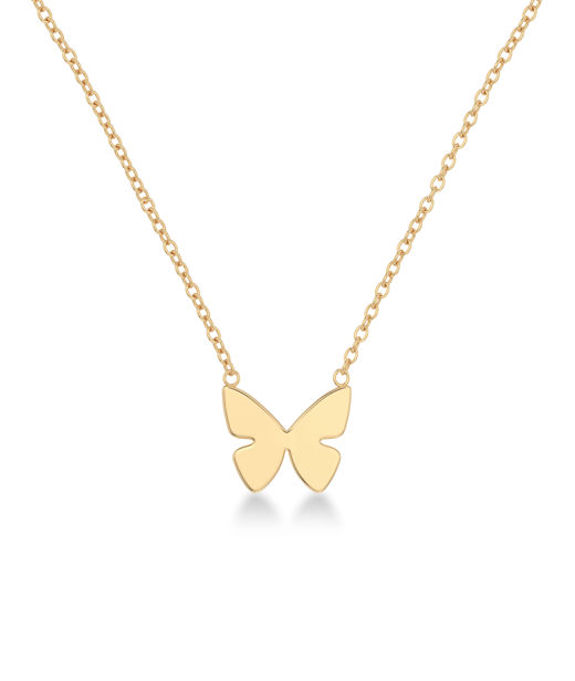 Stålhalsband Papillon gold SU21