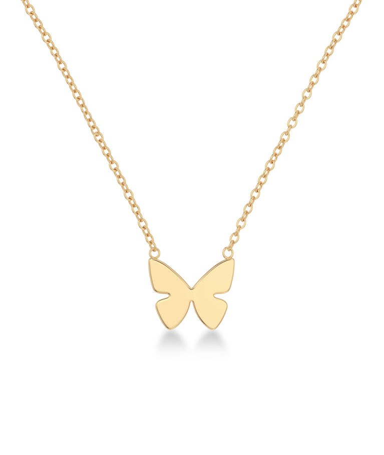 Stålhalsband Papillon gold SU21