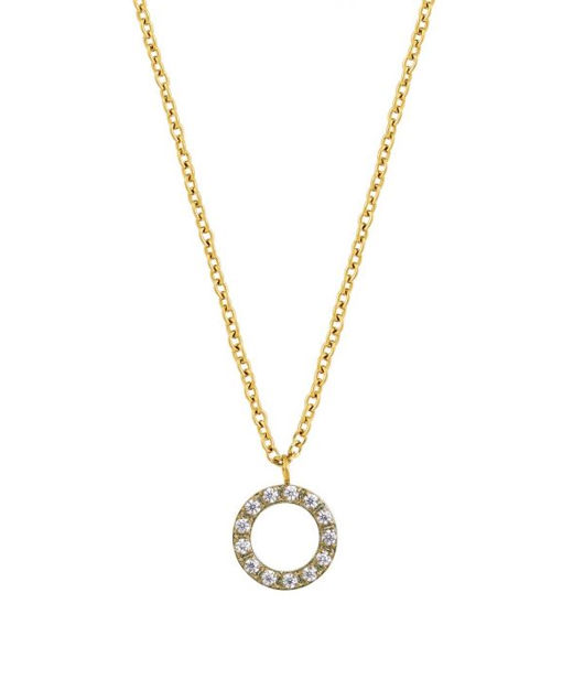 Stålhalsband Glow Mini gold CC