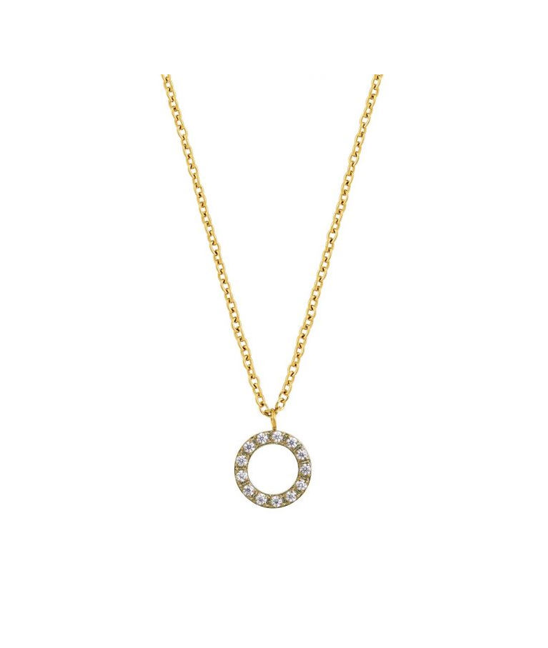 Stålhalsband Glow Mini gold CC