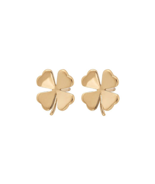 Stålörhänge Lucky studs gold