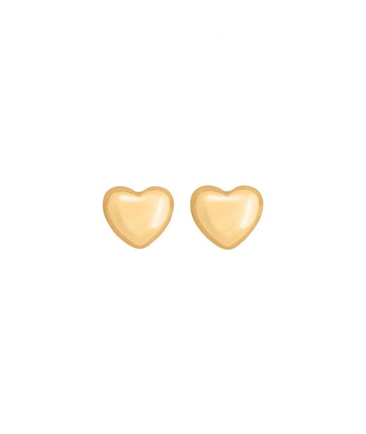Stålörhänge Barley studs gold