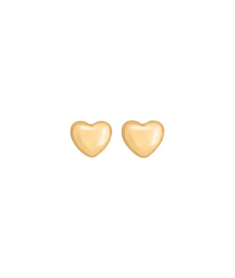 Stålörhänge Barley studs gold