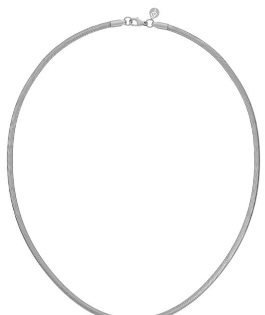 Stålhalsband Chain Herringbone 45cm