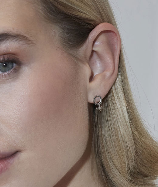 Stålörhänge Venus Studs