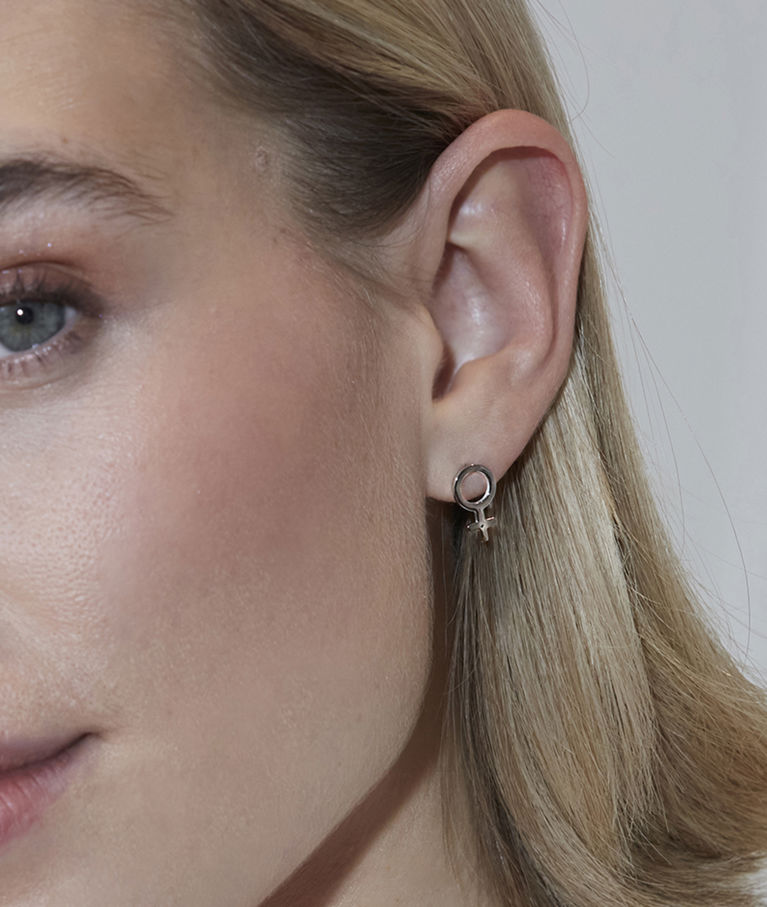 Stålörhänge Venus Studs