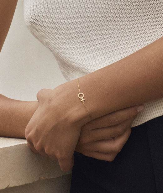 Stålarmband Venus gold