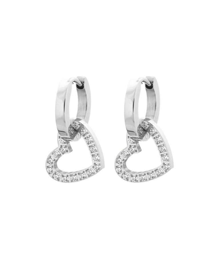 Stålörhänge Eternal Heart Steel AU23