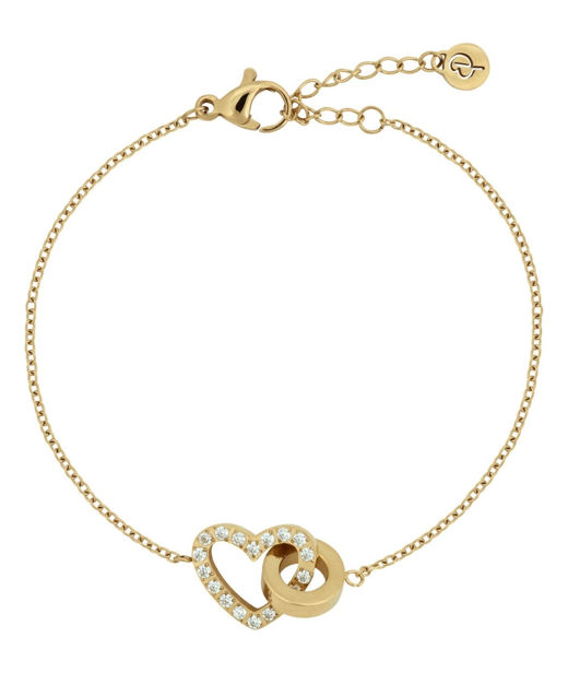 Stålarmband Eternal Heart Gold AU23