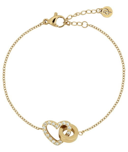 Stålarmband Eternal Heart Gold AU23