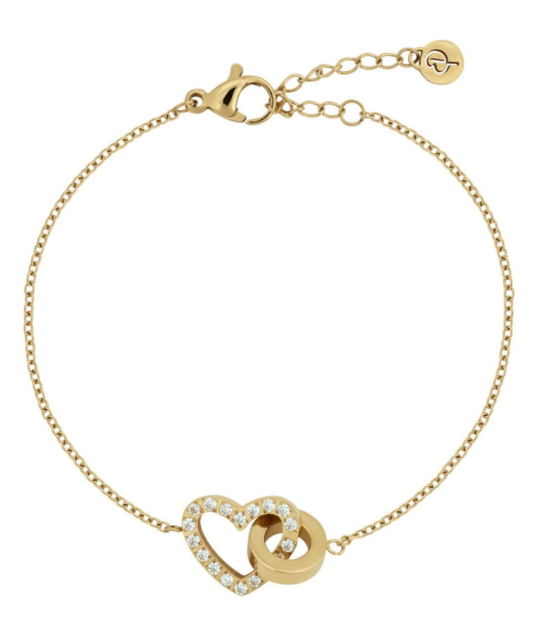 Stålarmband Eternal Heart Gold AU23
