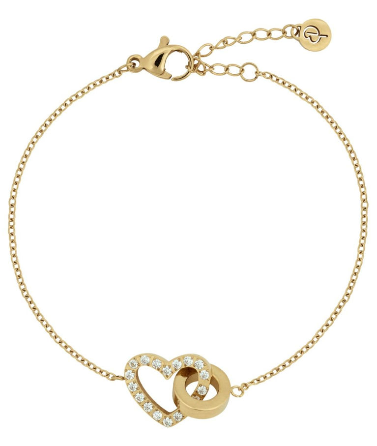Stålarmband Eternal Heart Gold AU23