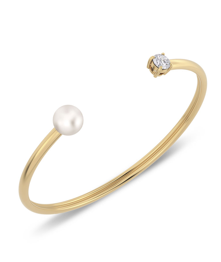 Stålarmband Luna Bangle Gold AU23