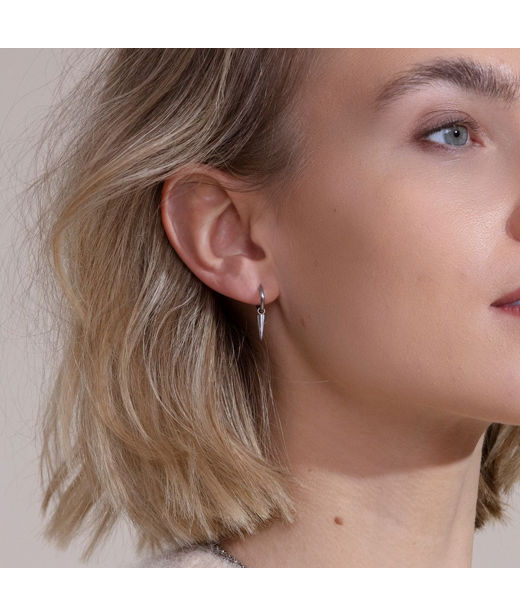 Stålörhänge Peak Hoops Mini