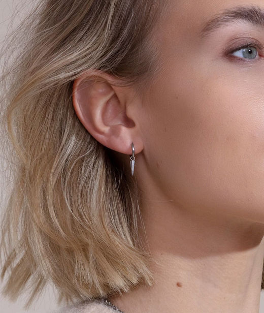 Stålörhänge Peak Hoops Mini
