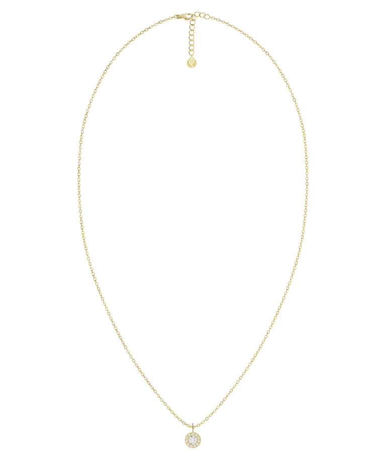 Stålhalsband Thassos S gold