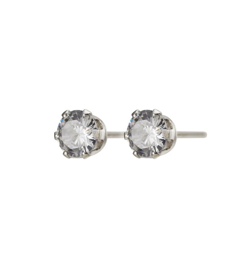 Stålörhänge Crown studs