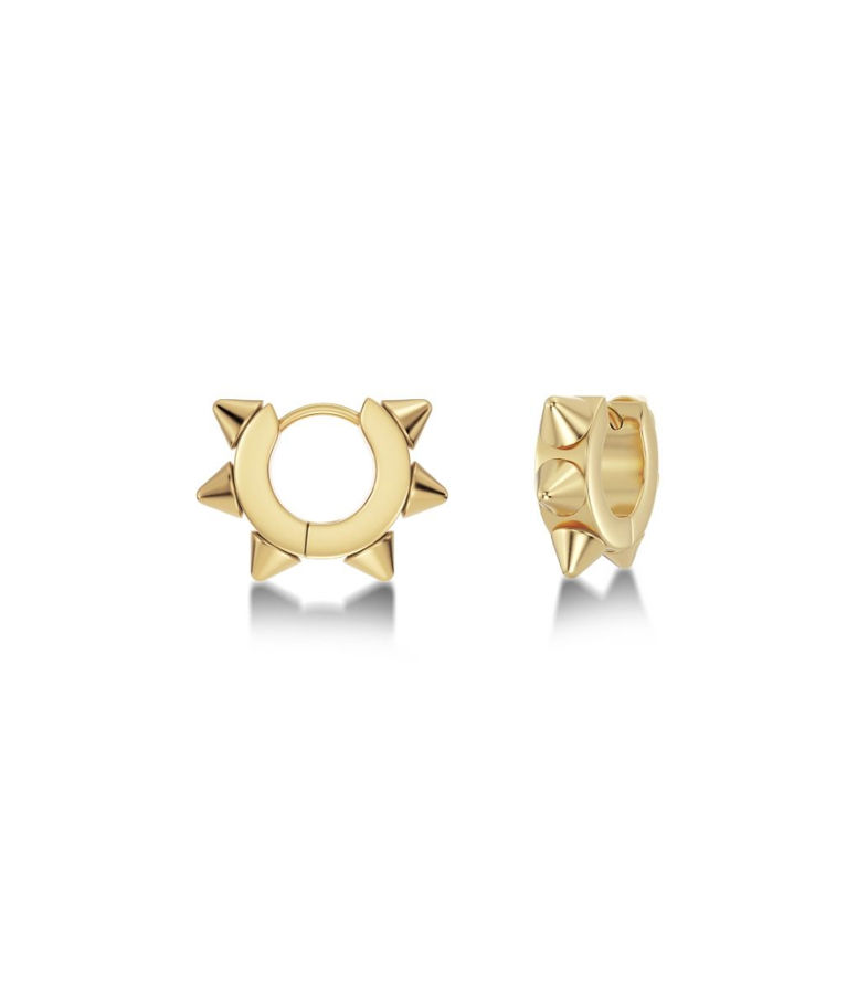 Stålörhänge Peak Hoops Icon S gold