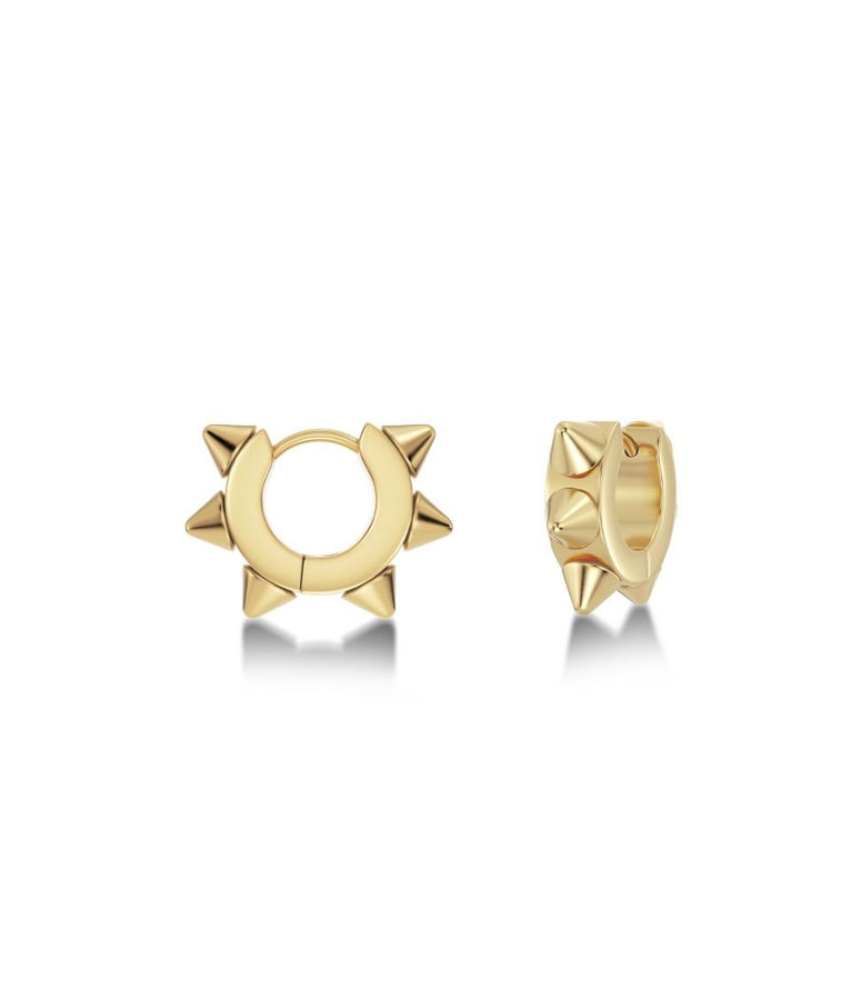 Stålörhänge Peak Hoops Icon S gold