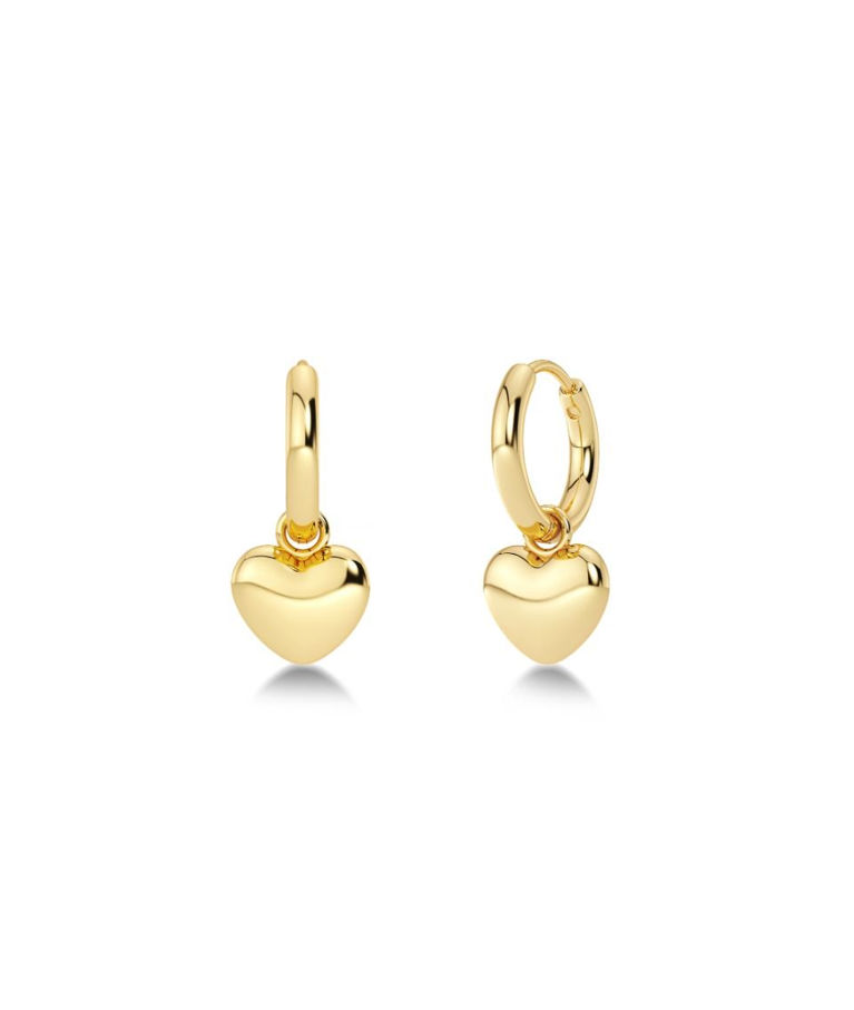 Stålörhänge Barley Hoops gold