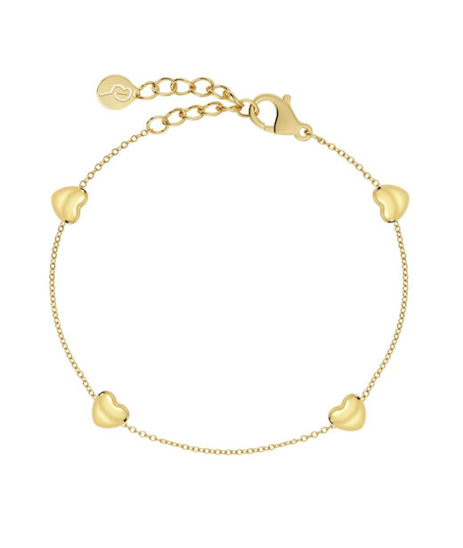 Stålarmband Barley Multi gold