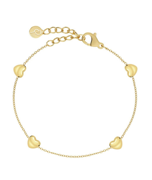 Stålarmband Barley Multi gold