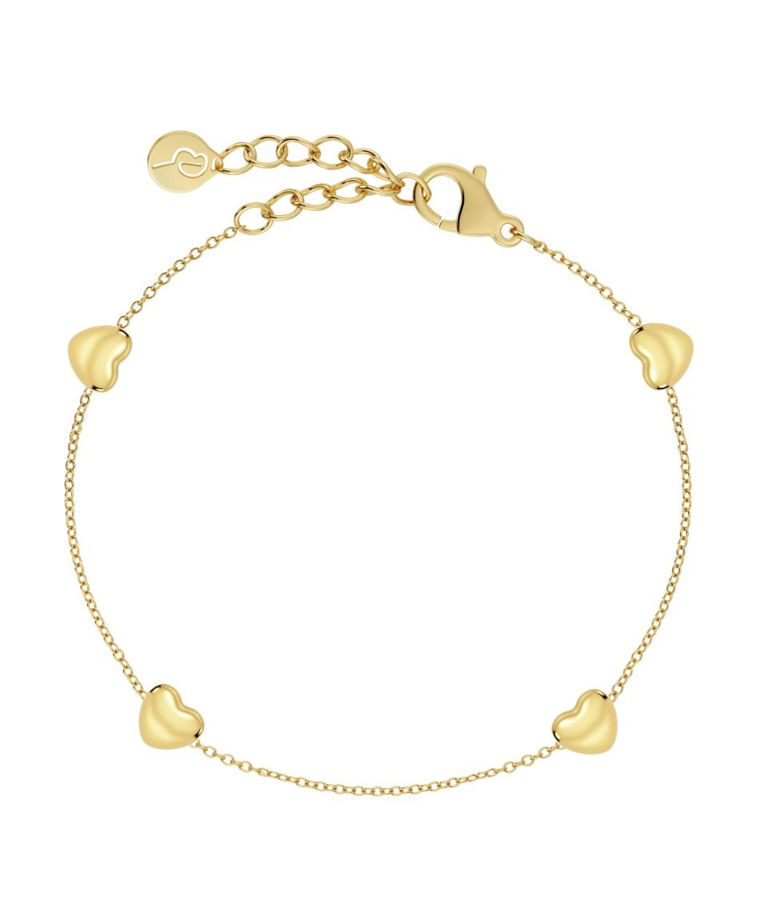 Stålarmband Barley Multi gold