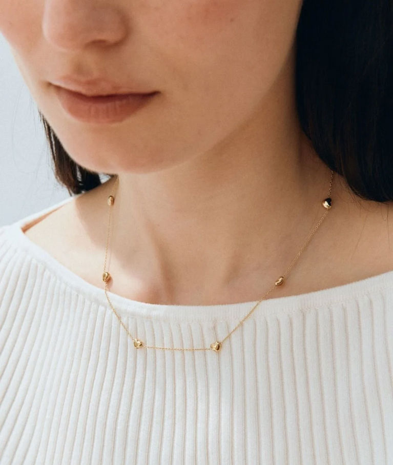 Stålhalsband Barley Multi gold