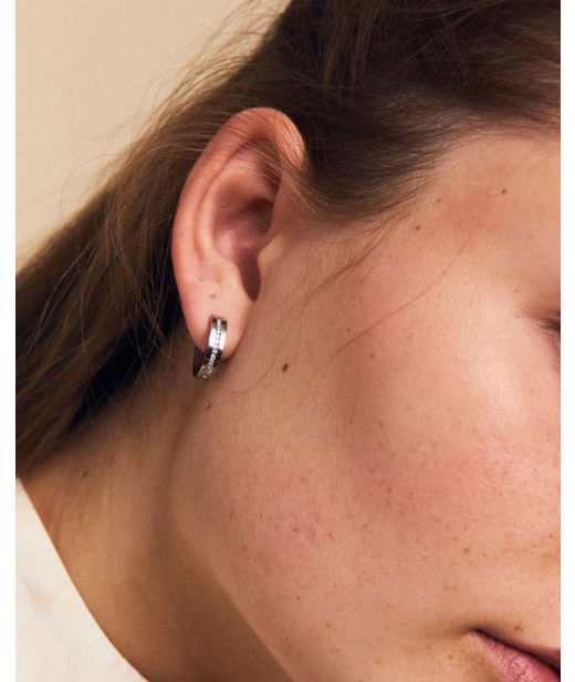 Stålörhänge Josefin Hoops