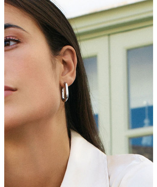 Stålörhänge Modernist Hoops L