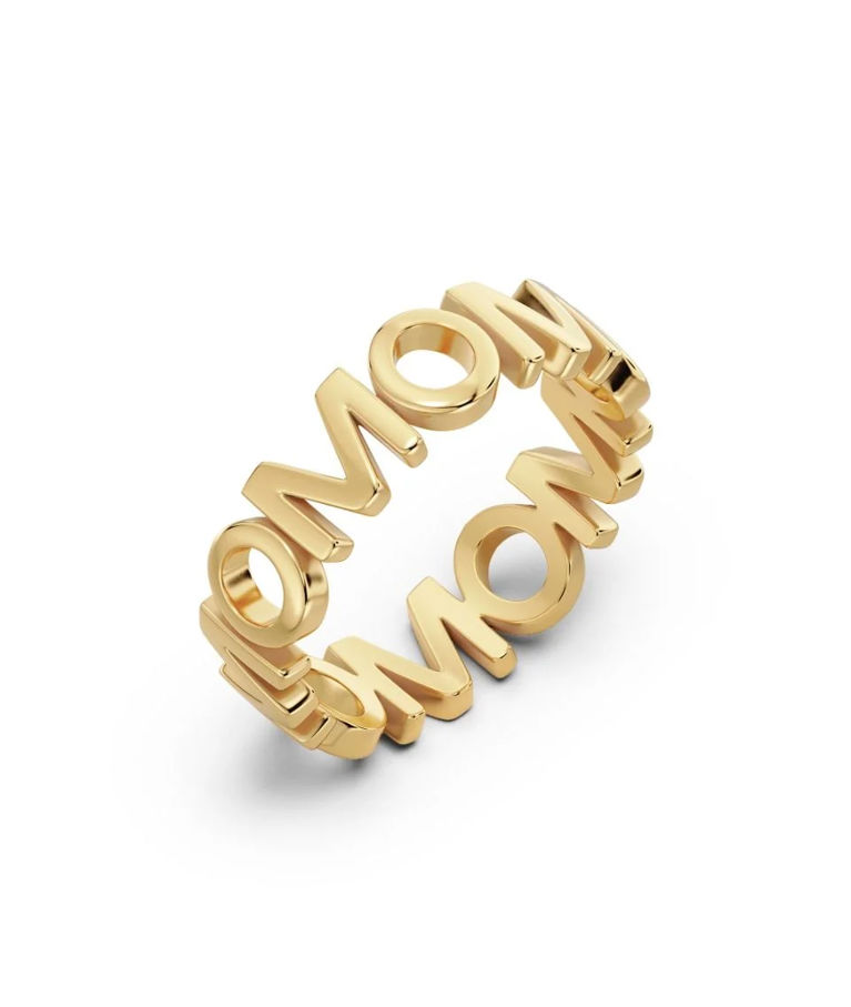 Stålring Mom Multi Ring gold SIZE XS