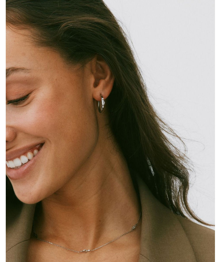 Stålörhänge Trinny Hoops