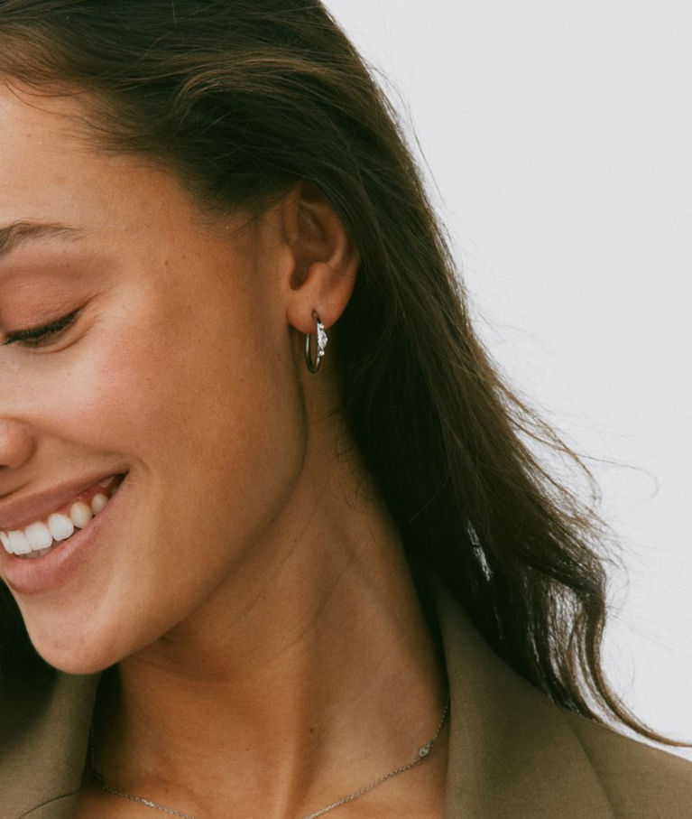 Stålörhänge Trinny Hoops