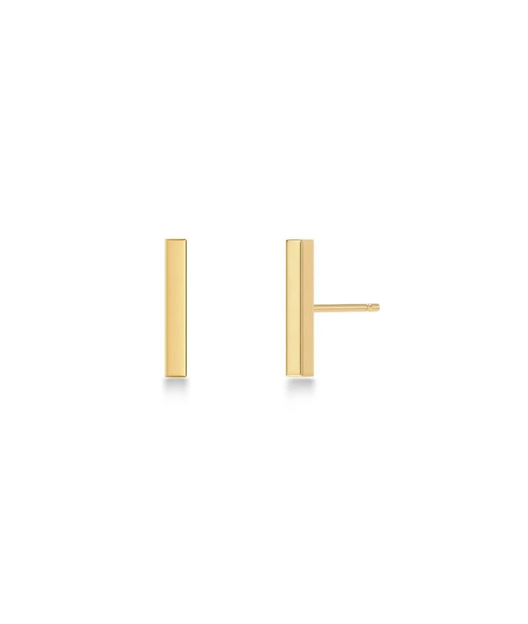 Stålörhänge Twiggy Studs gold
