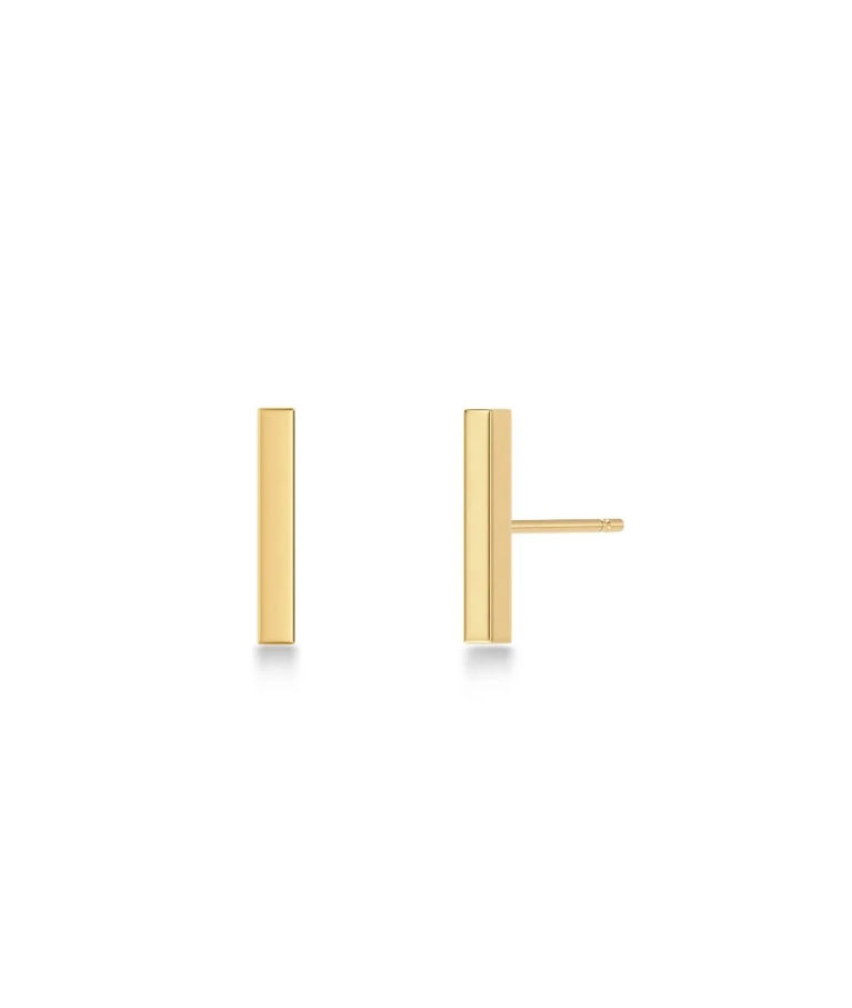 Stålörhänge Twiggy Studs gold