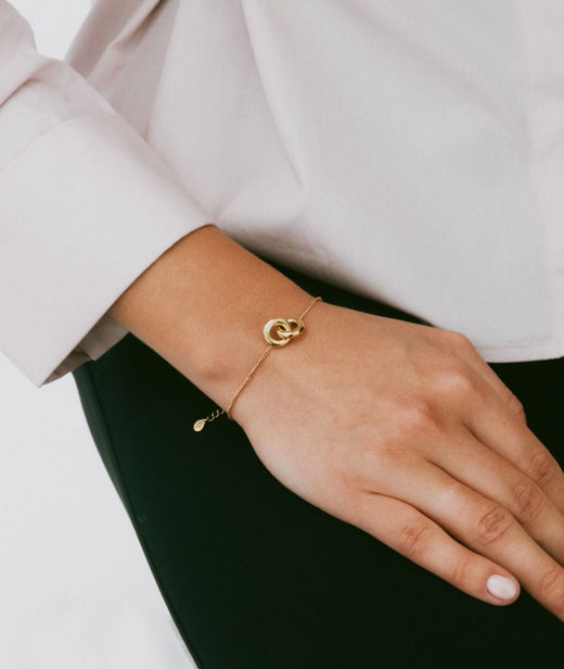 Stålarmband Chunky Eternal gold