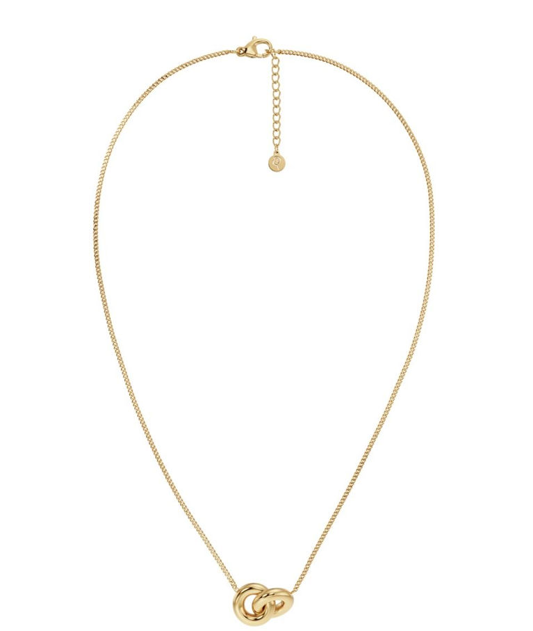 Stålhalsband Chunky Eternal gold